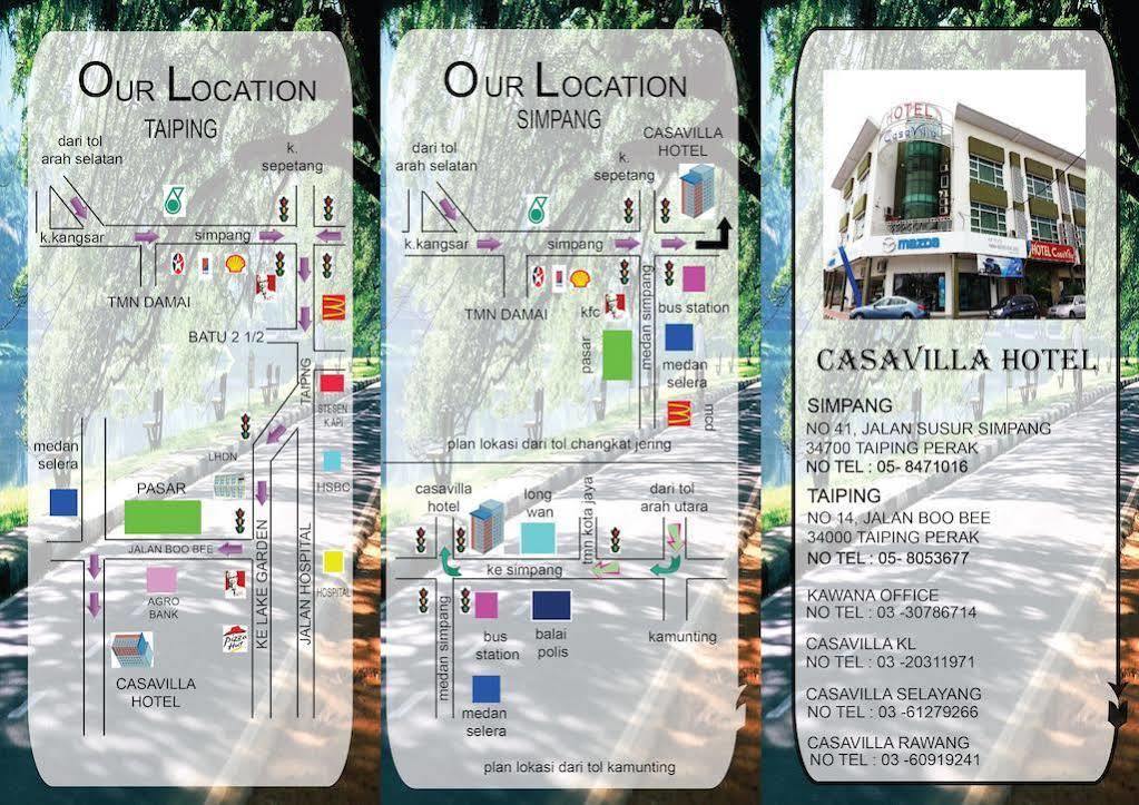 Casavilla Travellers Lodge Taiping Exterior foto